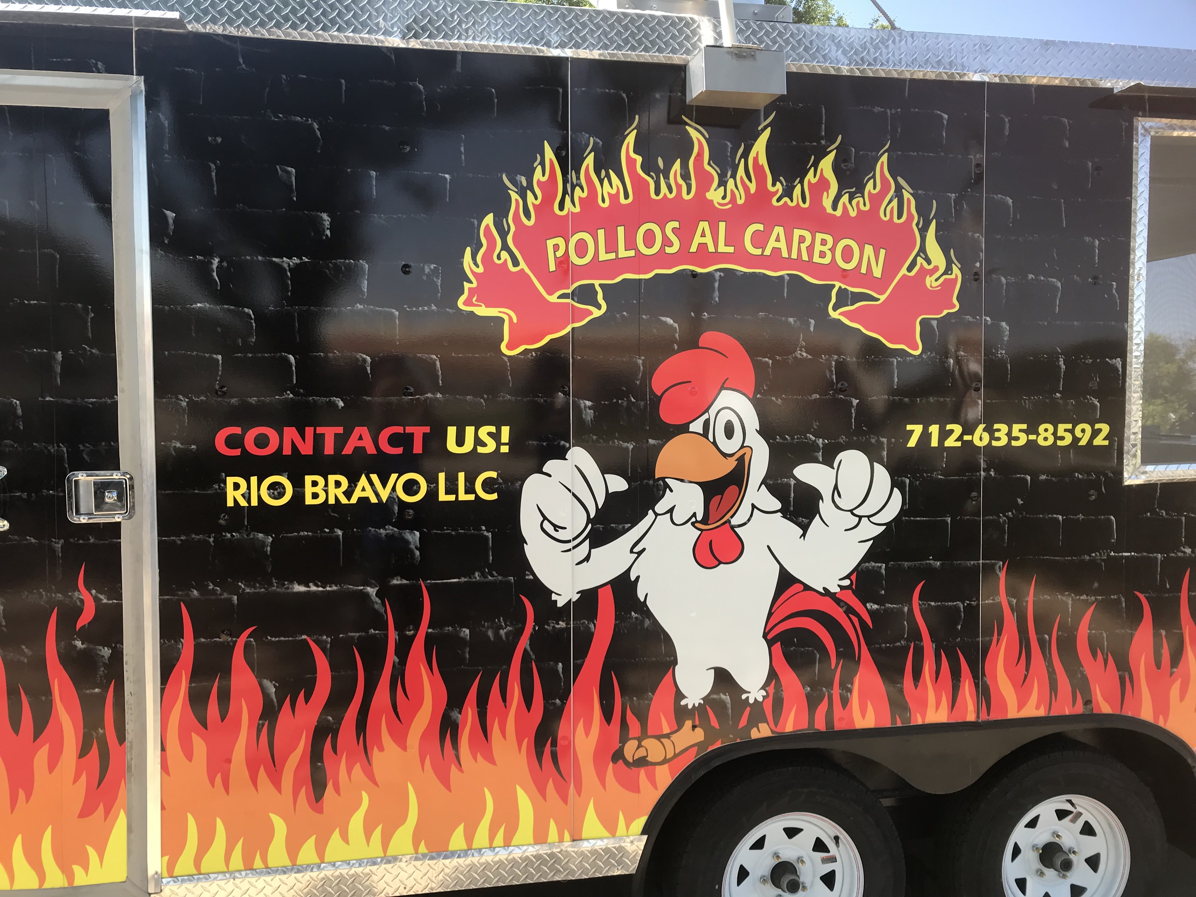 Pollos Al Carbon Vehicle Graphics